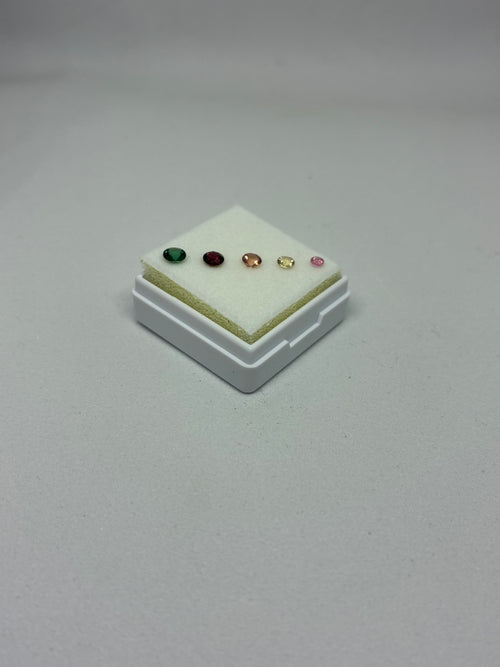 5PC Round Tourmaline Lot
