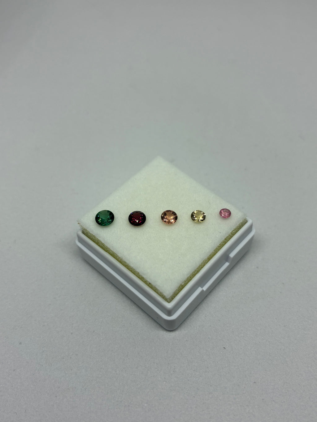 5PC Round Tourmaline Lot