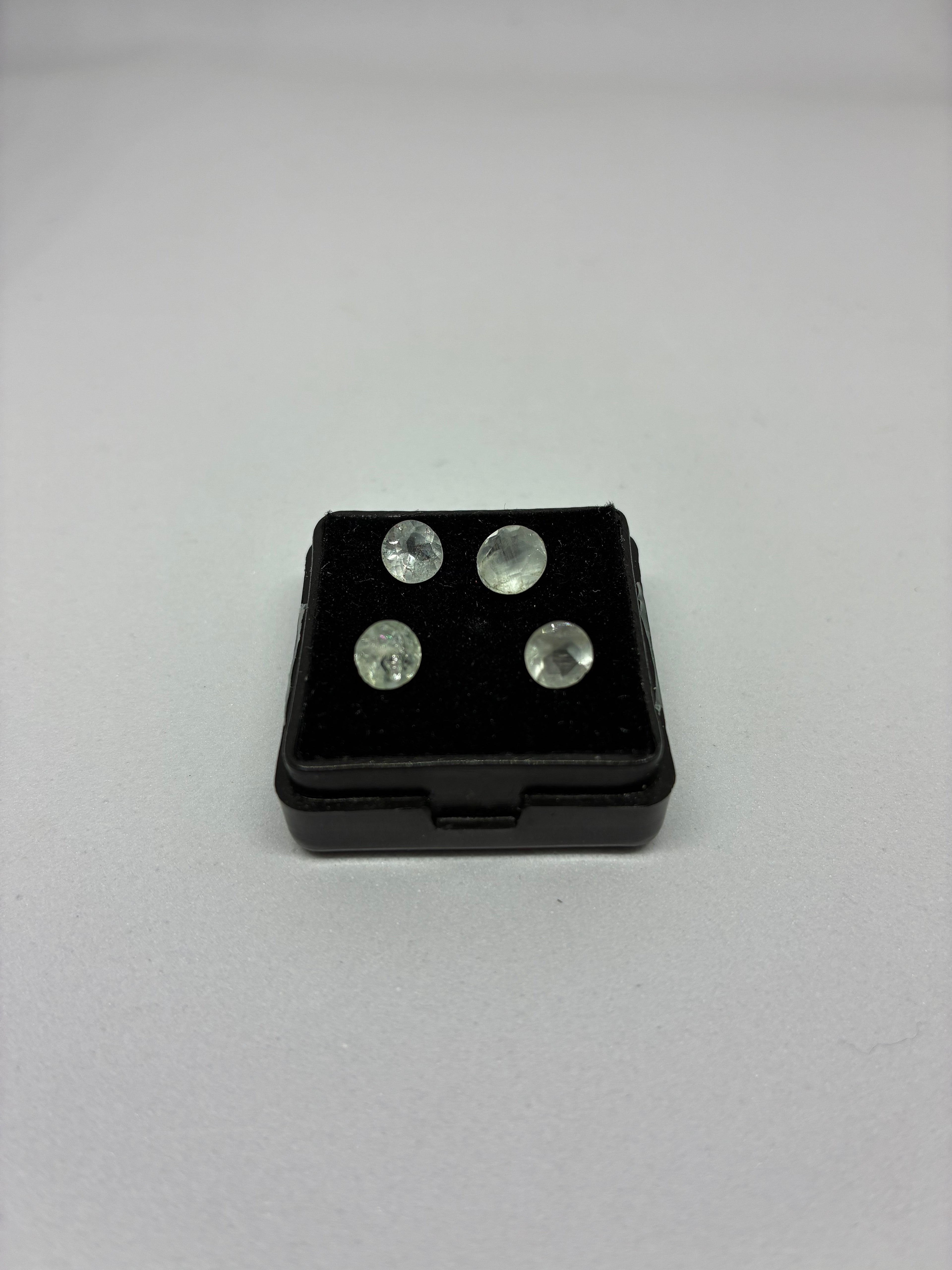 4PC Round Aquamarine Lot