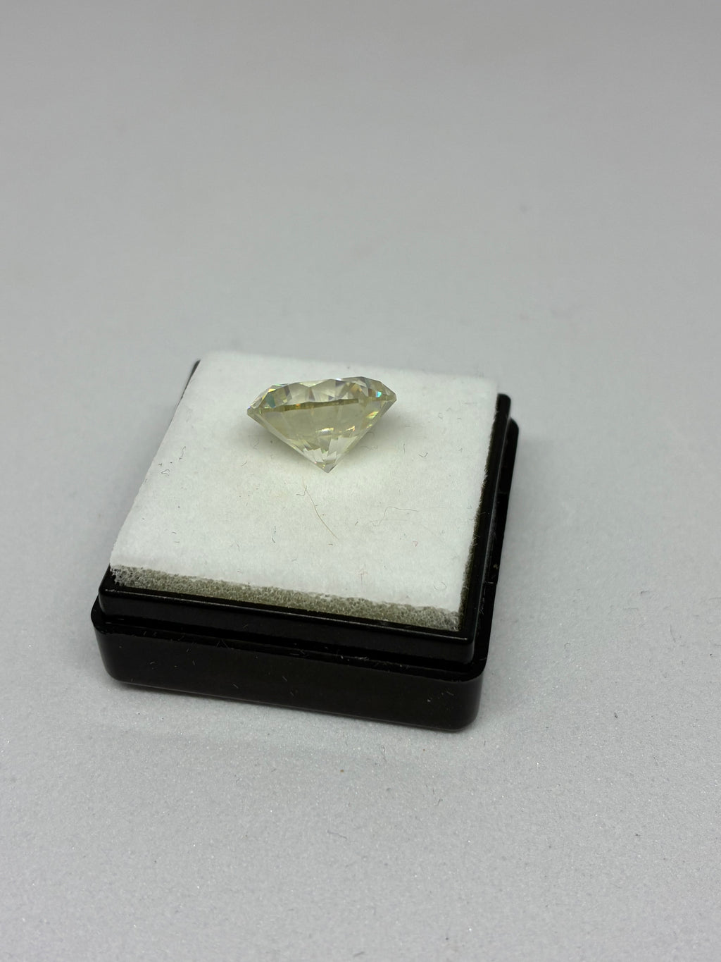 Large Round Cut Moissanite