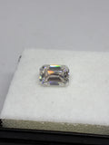 GRA Certified Emerald Cut Moissanite