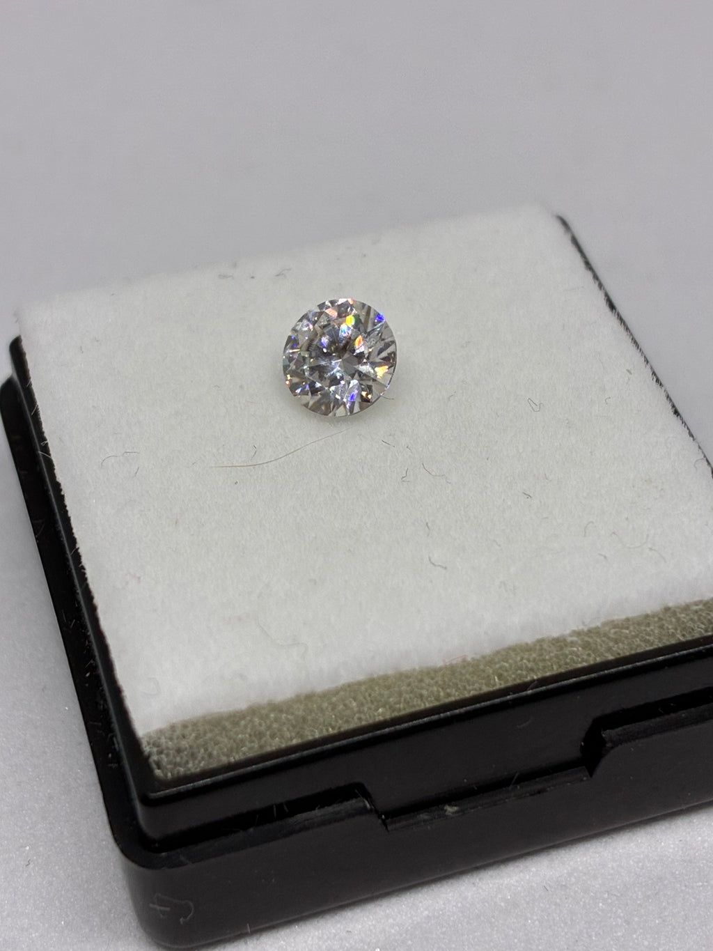 GRA Certified Round Cut Moissanite