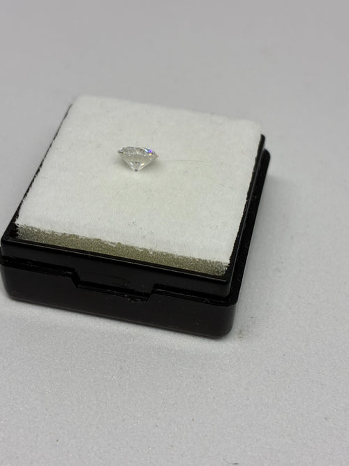 GRA Certified Round Cut Moissanite