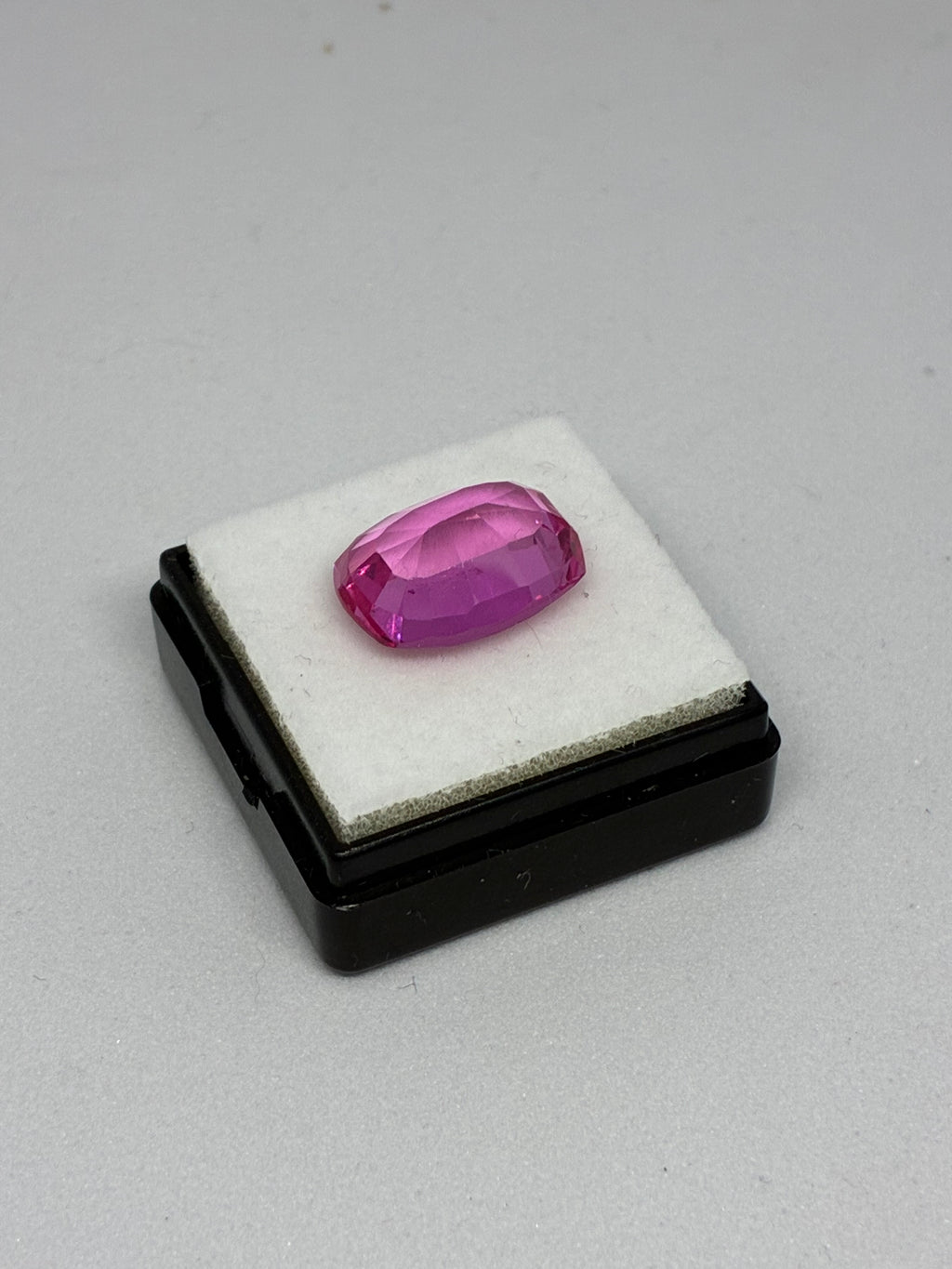 Large Pink Cushion Cut Sapphire