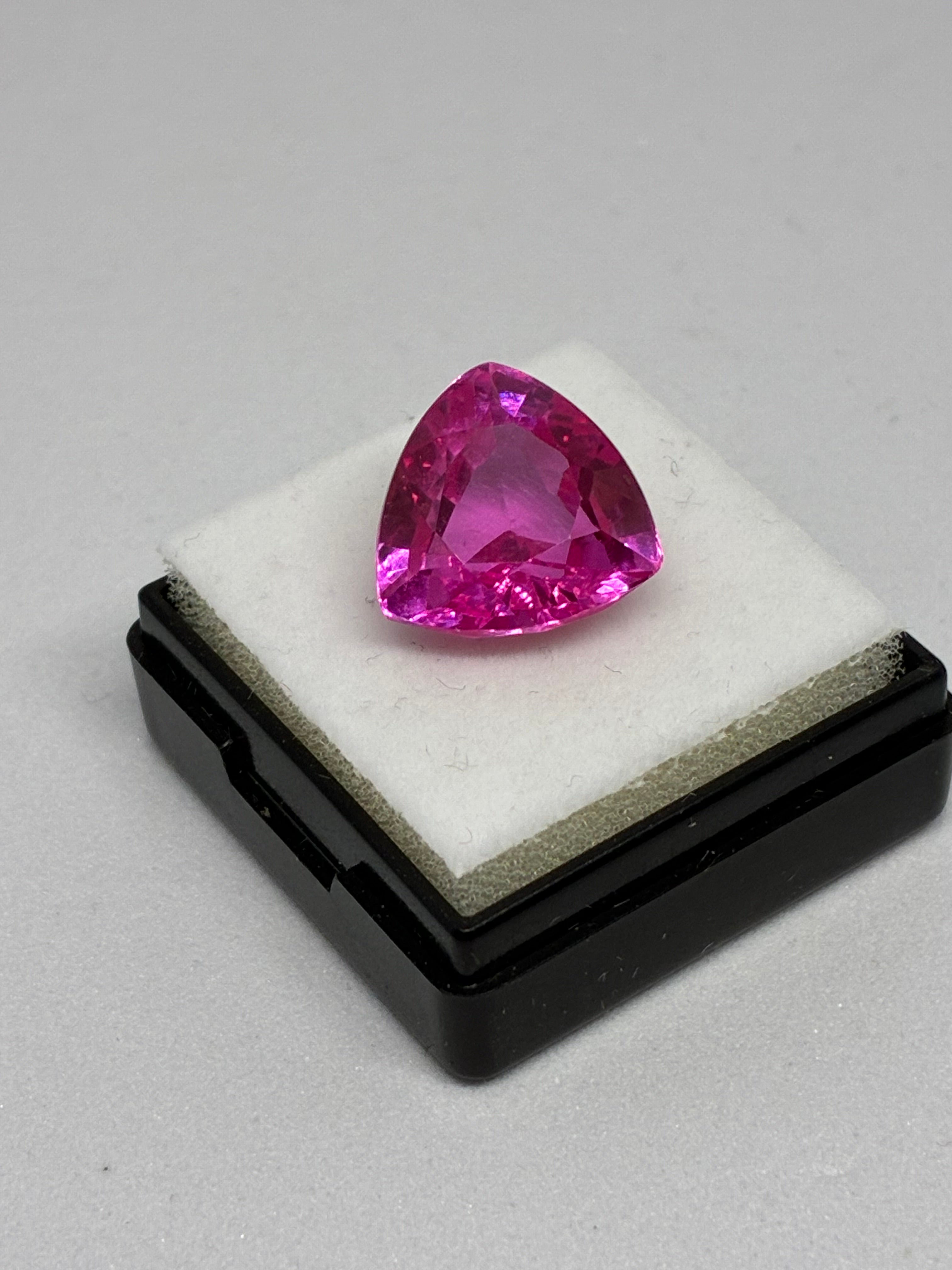 Large Trillion Cut Pink Sapphire