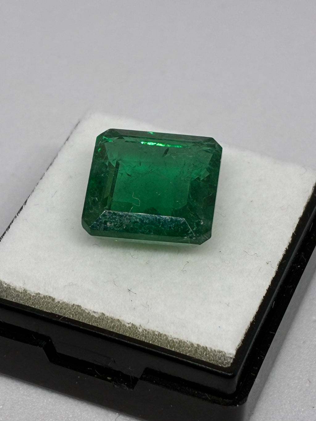 Square Cut Zambian Emerald