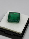 Square Cut Zambian Emerald