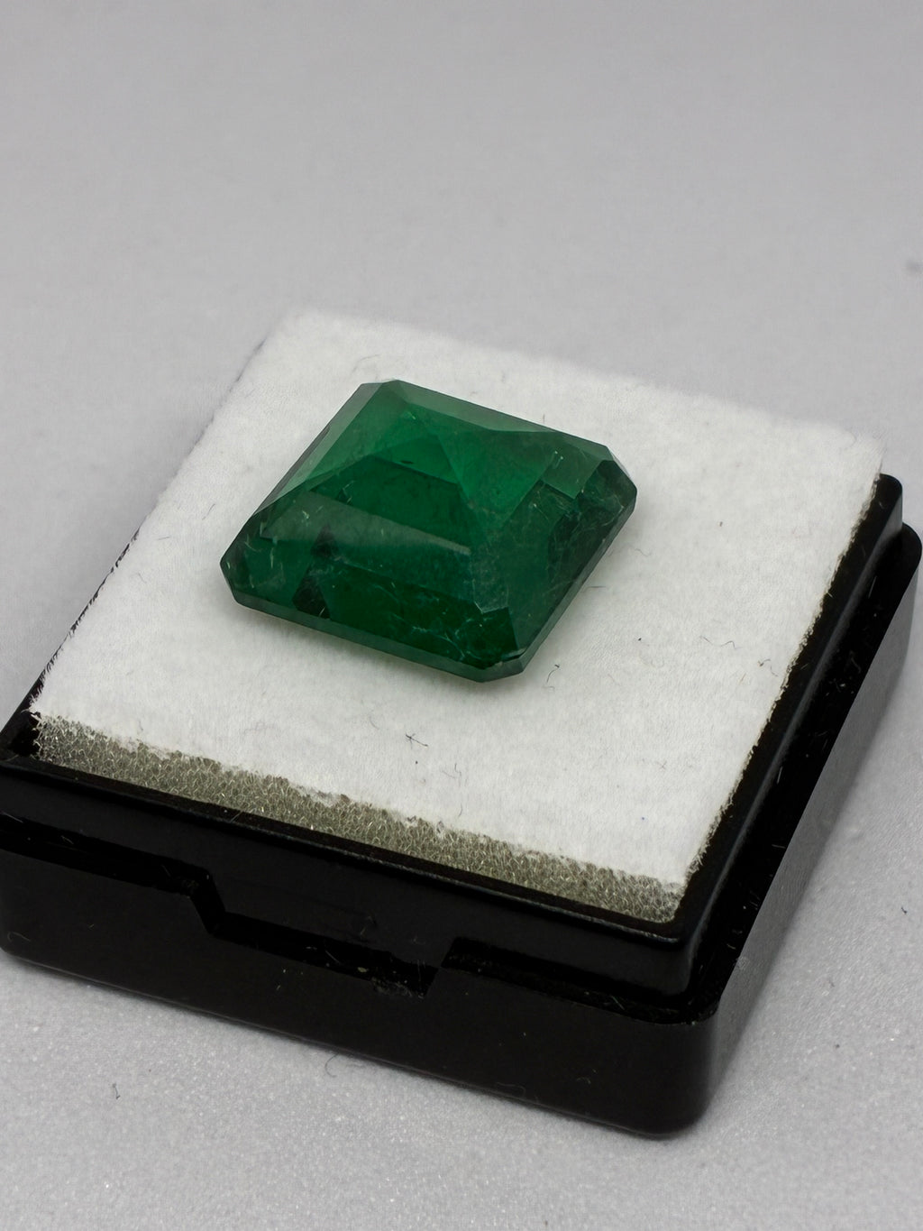 Square Cut Zambian Emerald