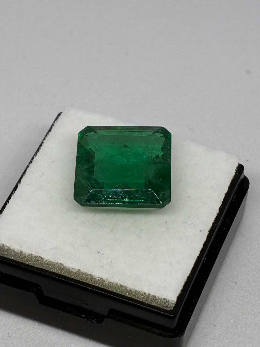 Square Cut Zambian Emerald