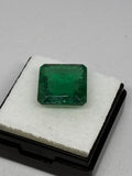 Square Cut Zambian Emerald