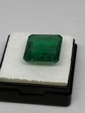 Square Cut Zambian Emerald