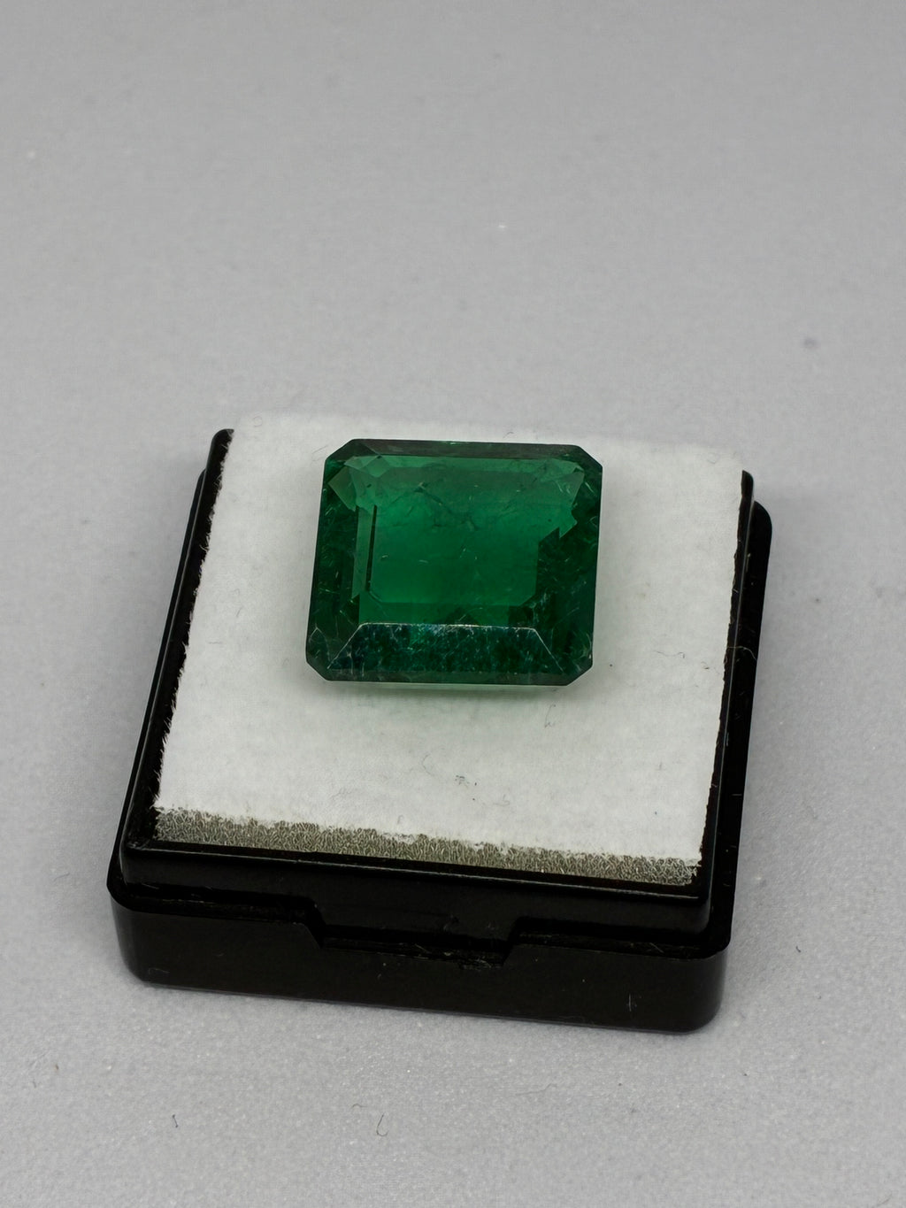 Square Cut Zambian Emerald