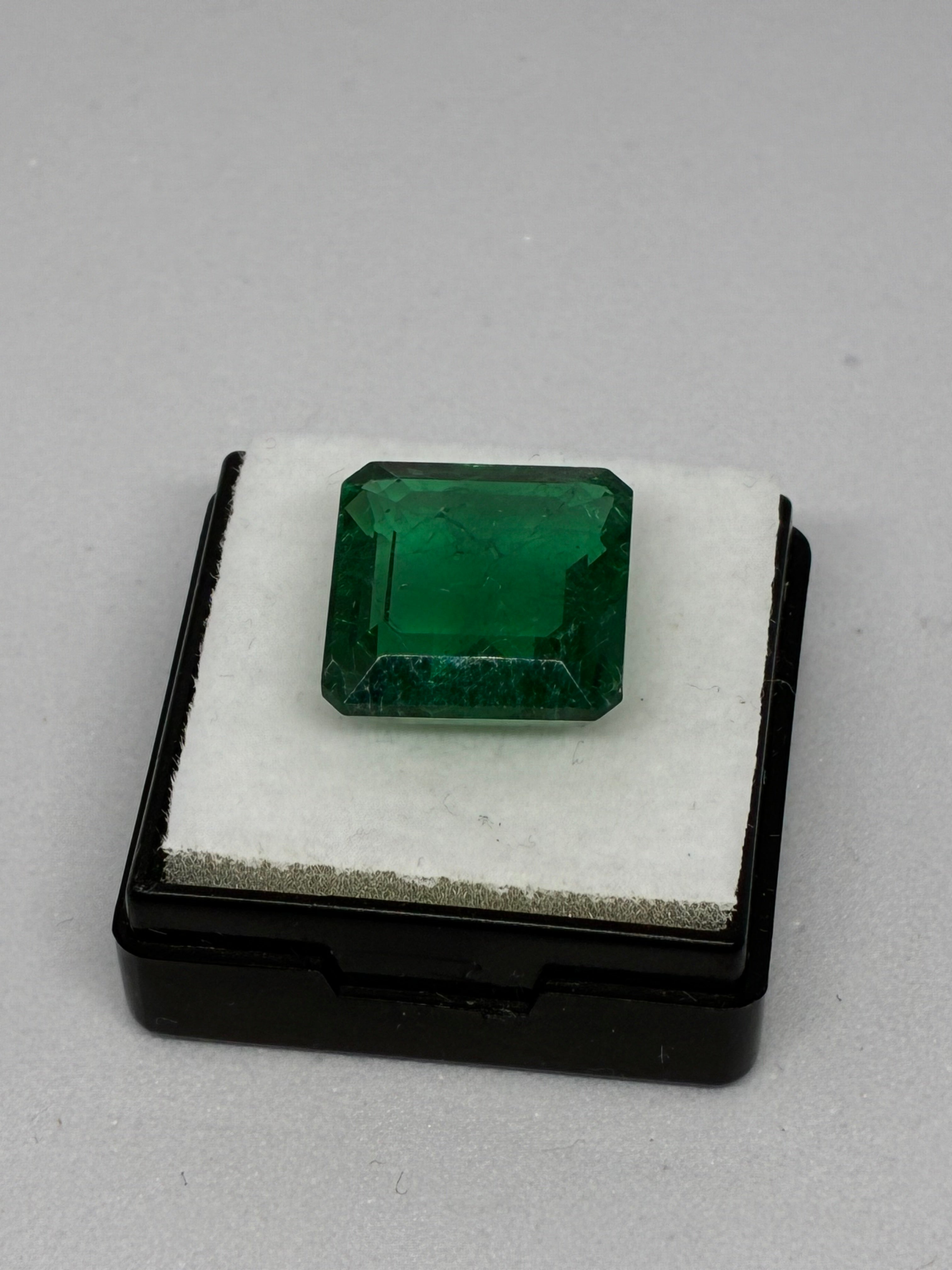 Square Cut Zambian Emerald