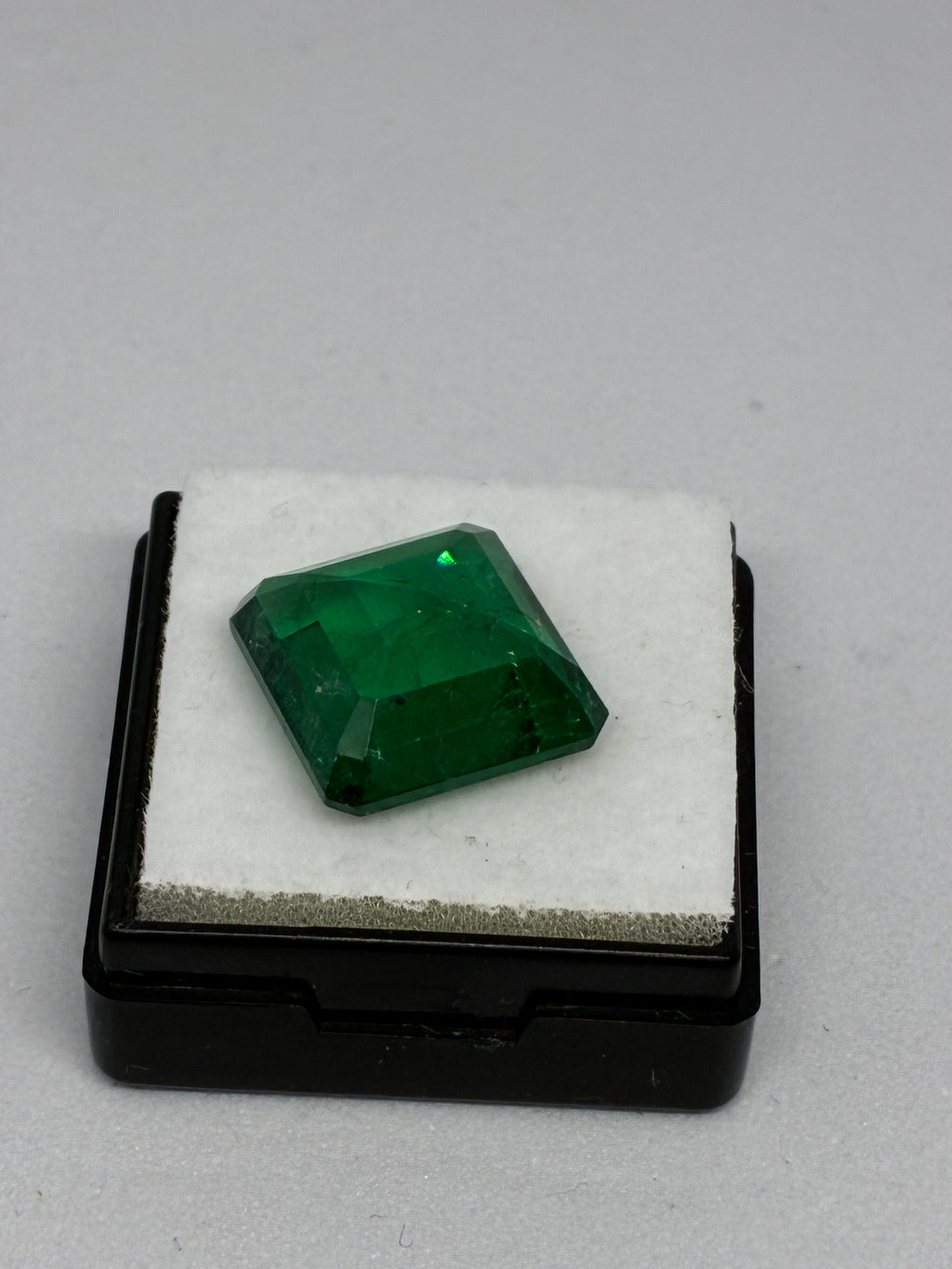 Square Cut Zambian Emerald