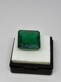 Square Cut Zambian Emerald