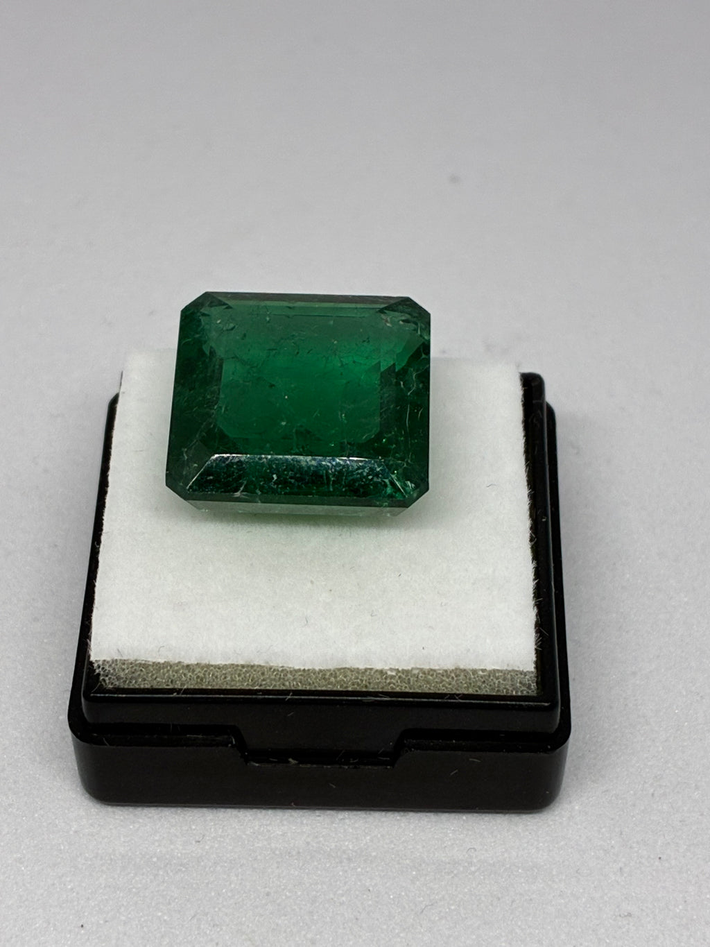 Square Cut Zambian Emerald