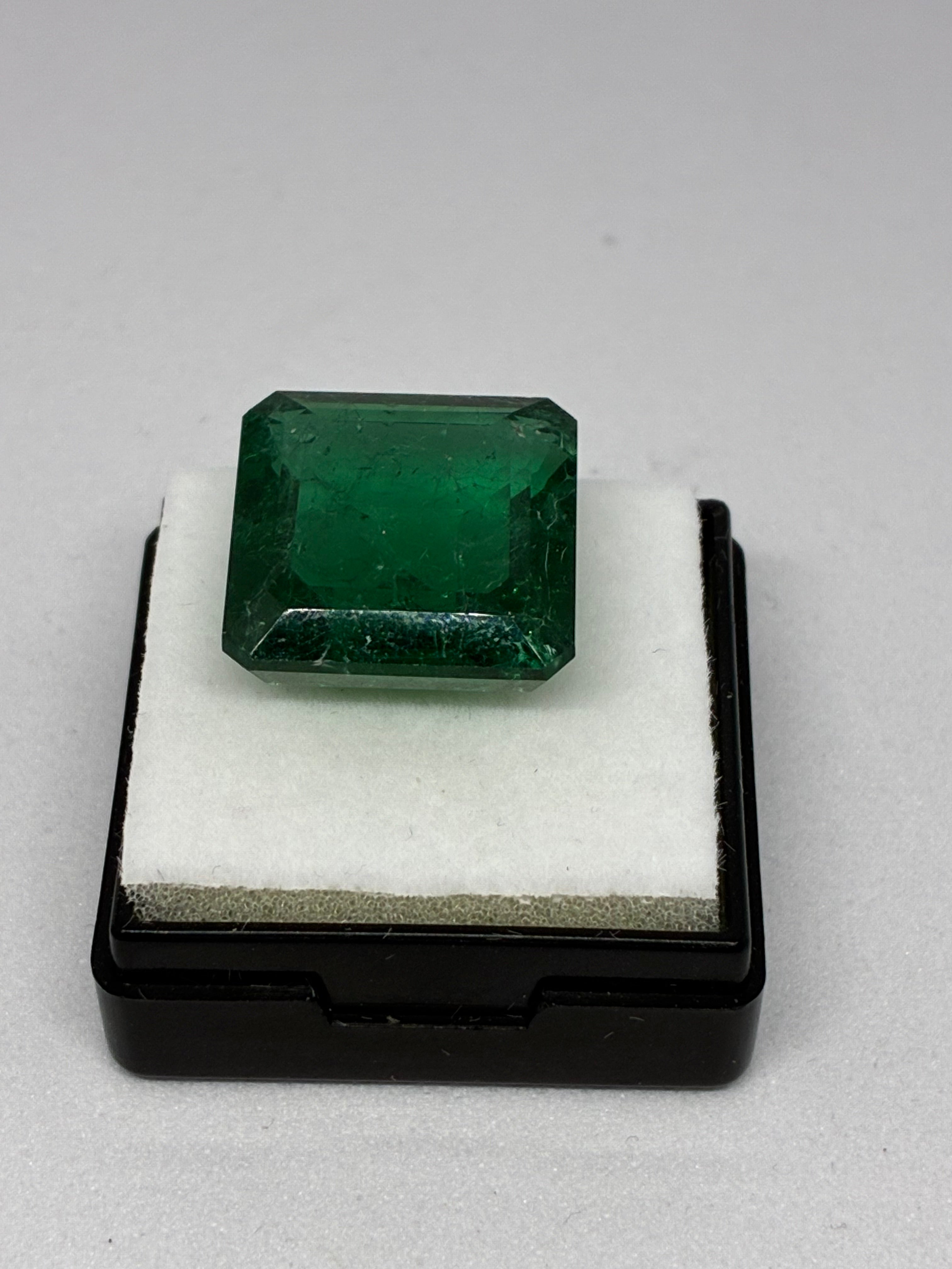 Square Cut Zambian Emerald