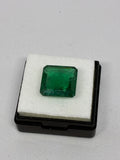 Square Cut Zambian Emerald