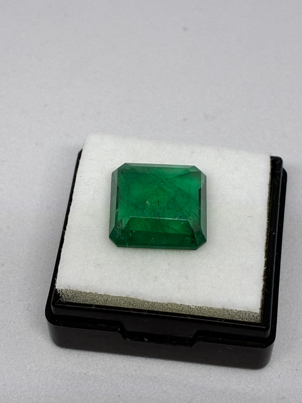 Square Cut Zambian Emerald