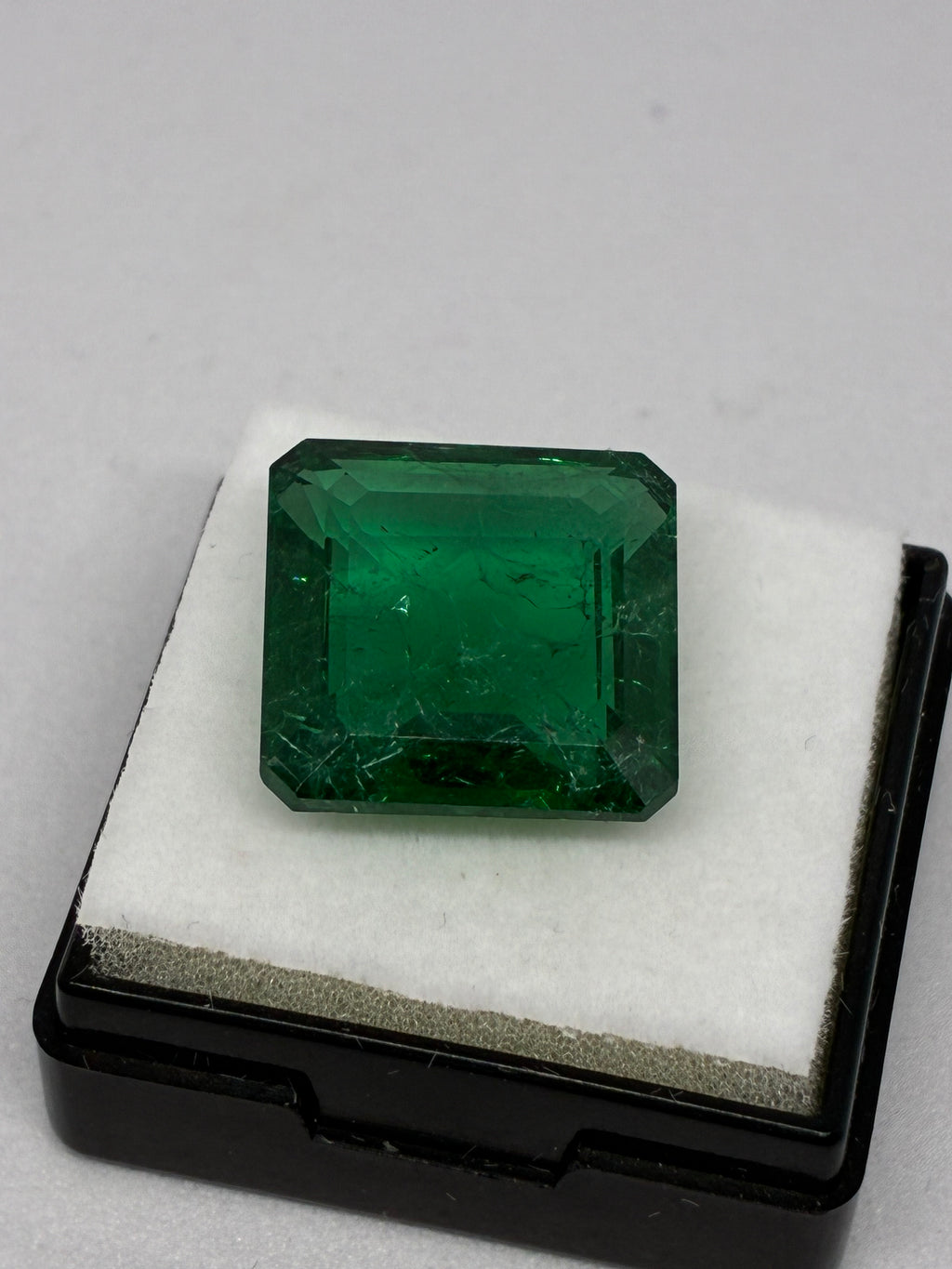 Square Cut Zambian Emerald