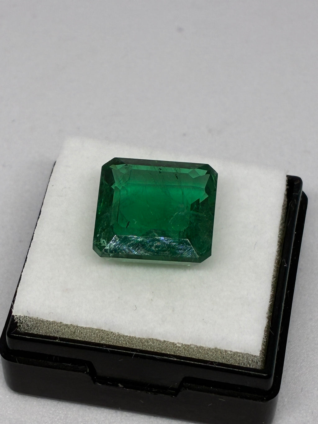 Square Cut Zambian Emerald
