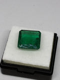Square Cut Zambian Emerald