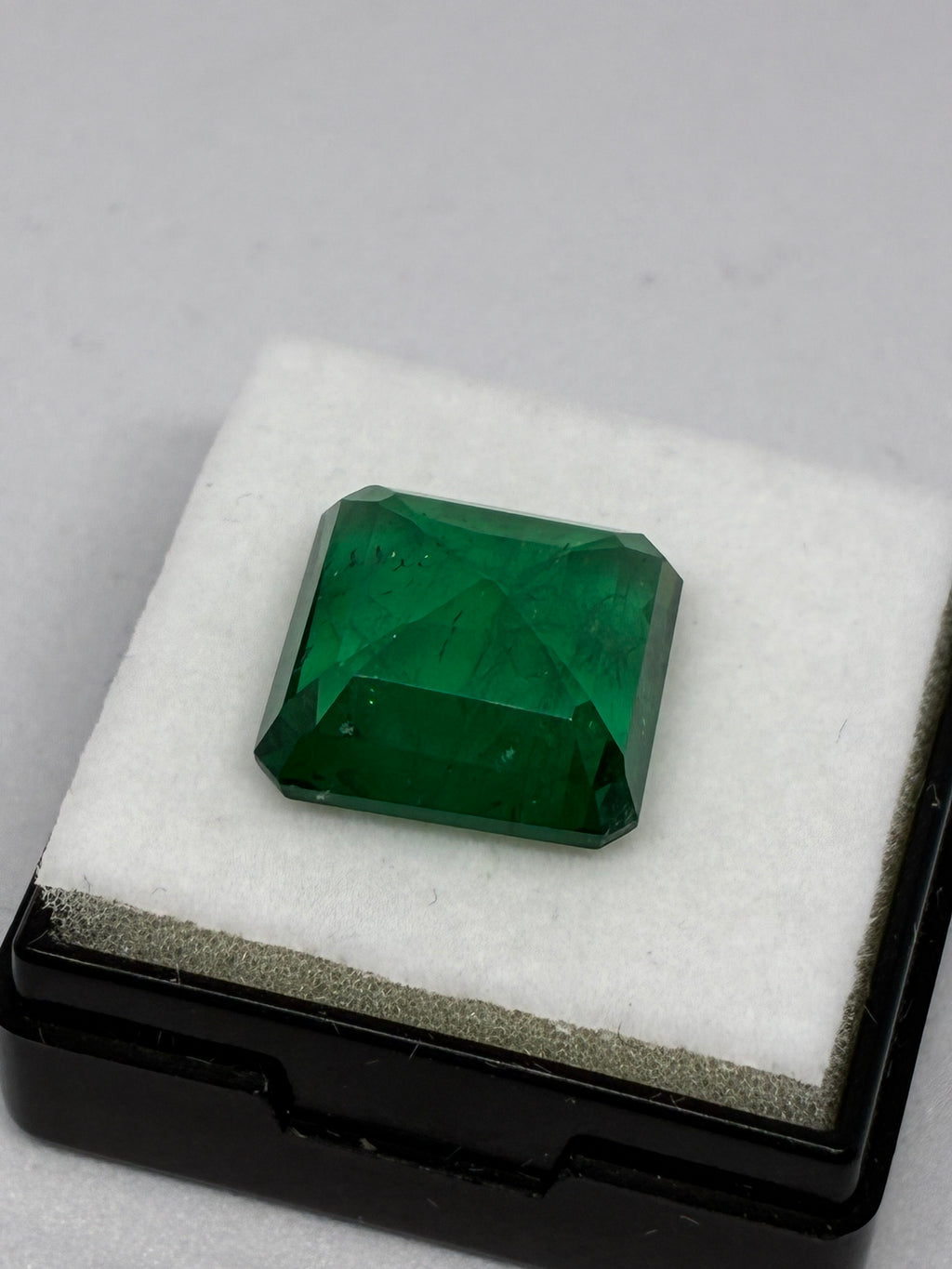 Square Cut Zambian Emerald