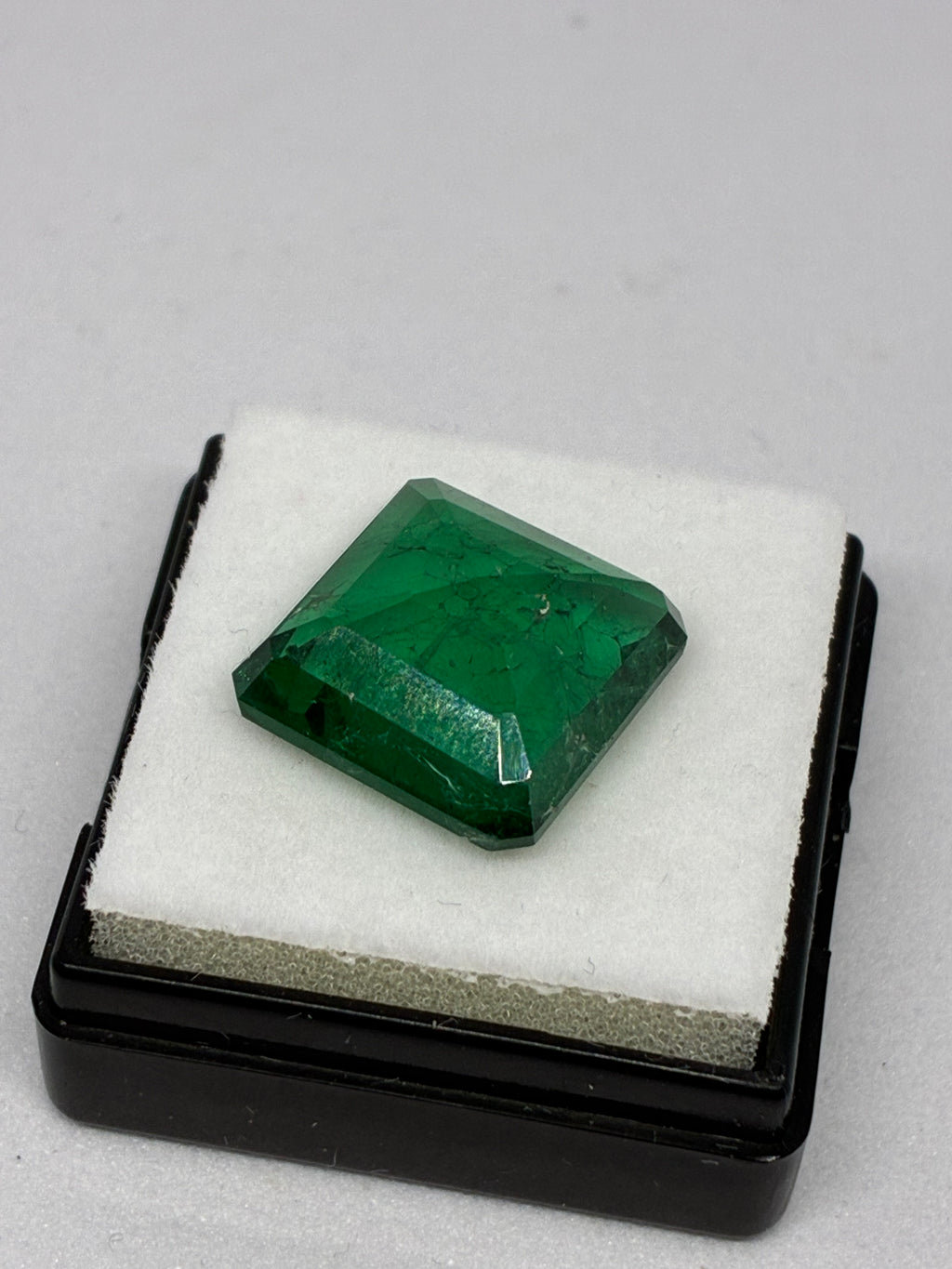 Square Cut Zambian Emerald