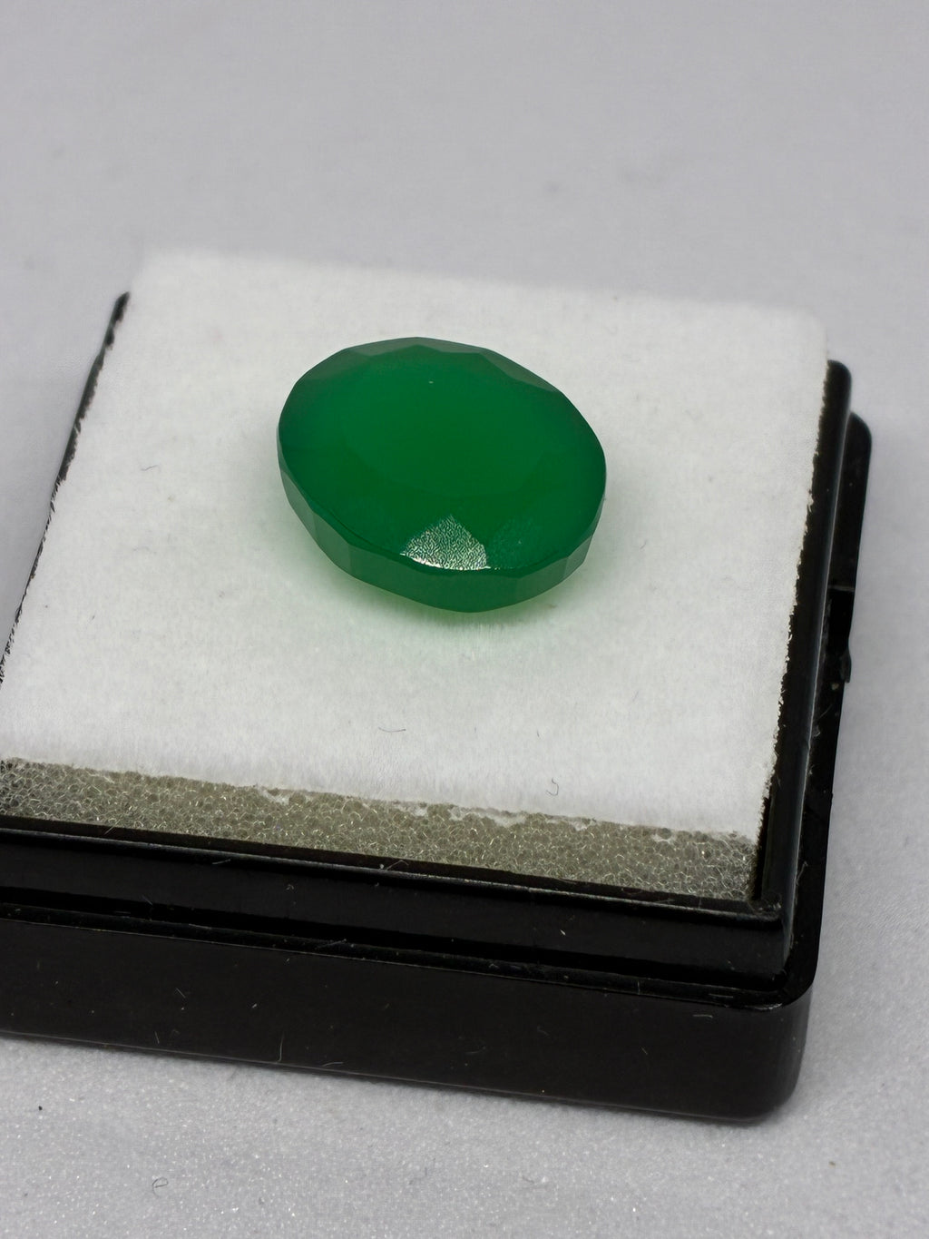 Oval Cut Green Onyx