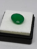 Oval Cut Green Onyx
