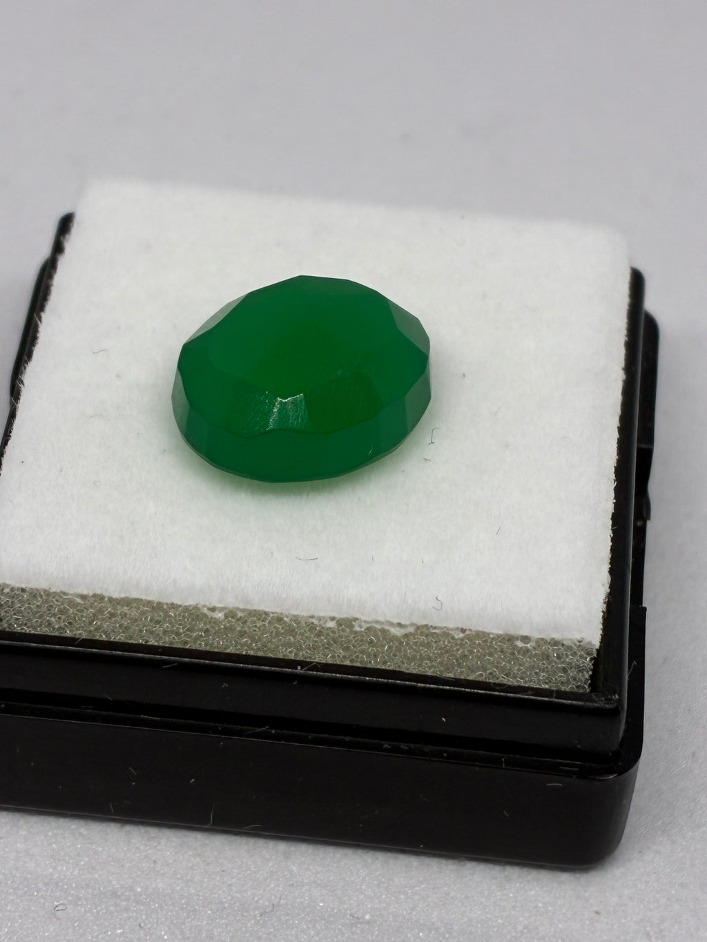 Oval Cut Green Onyx