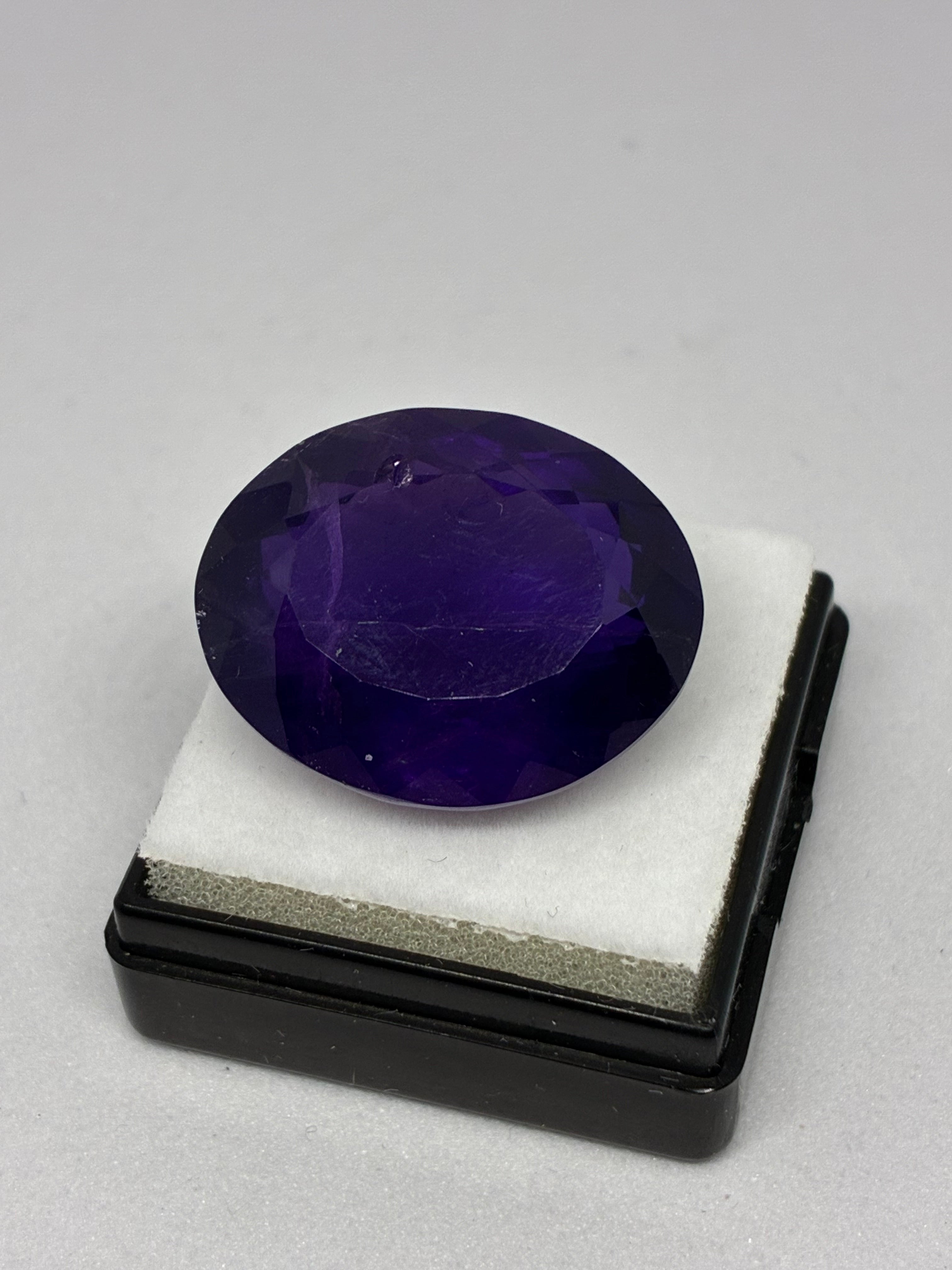 Large Oval Cut Amethyst