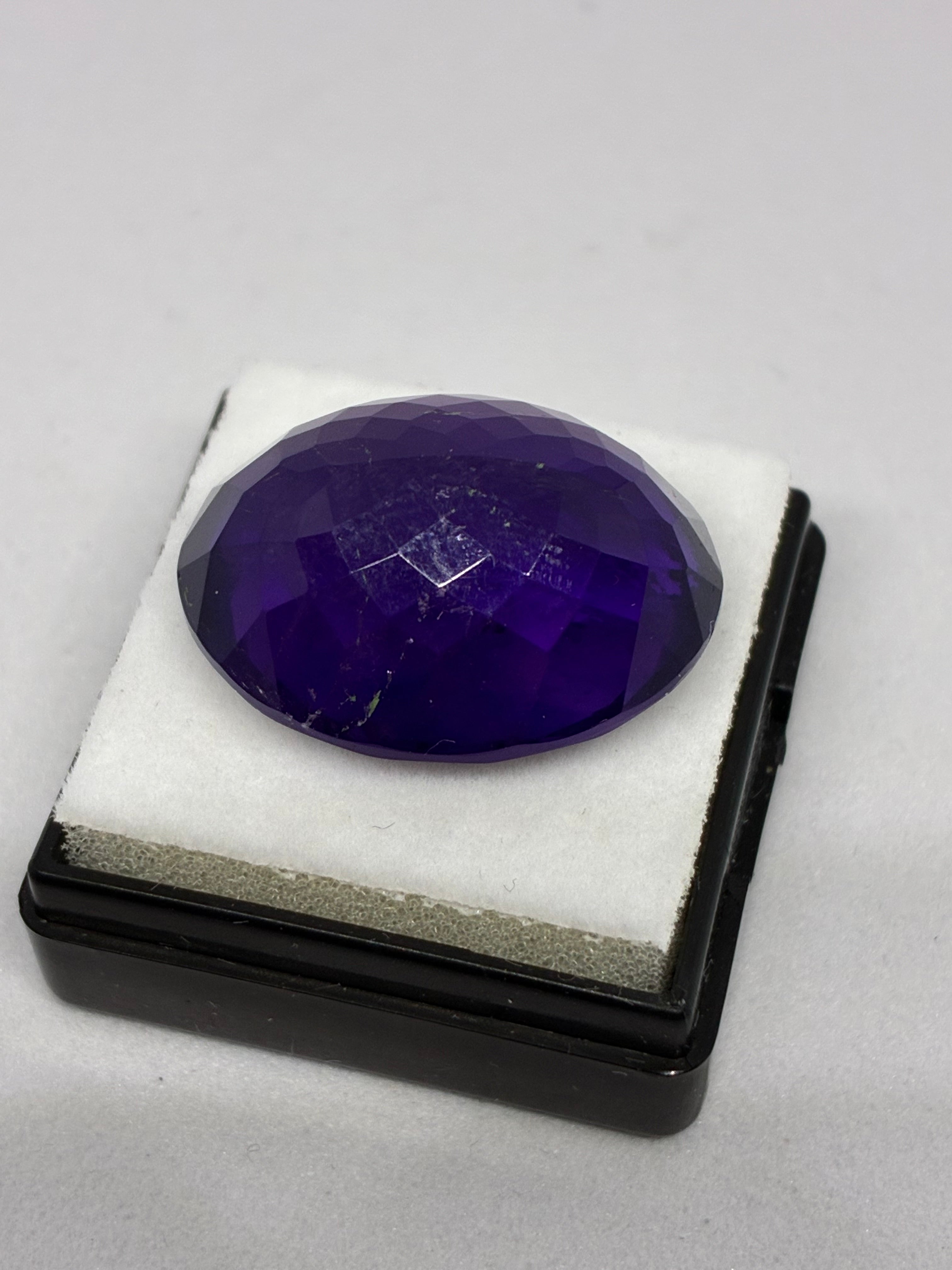 Large Oval Cut Amethyst