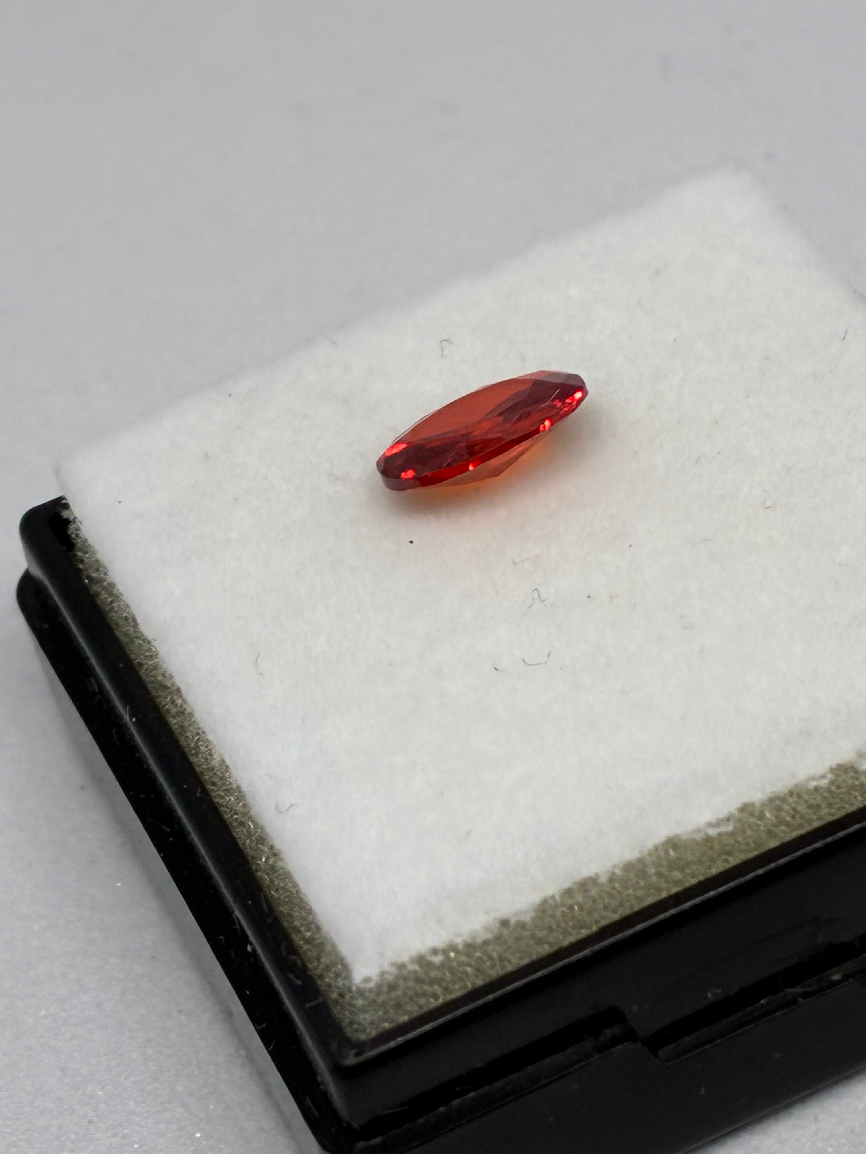 Oval Cut synthetic Ruby