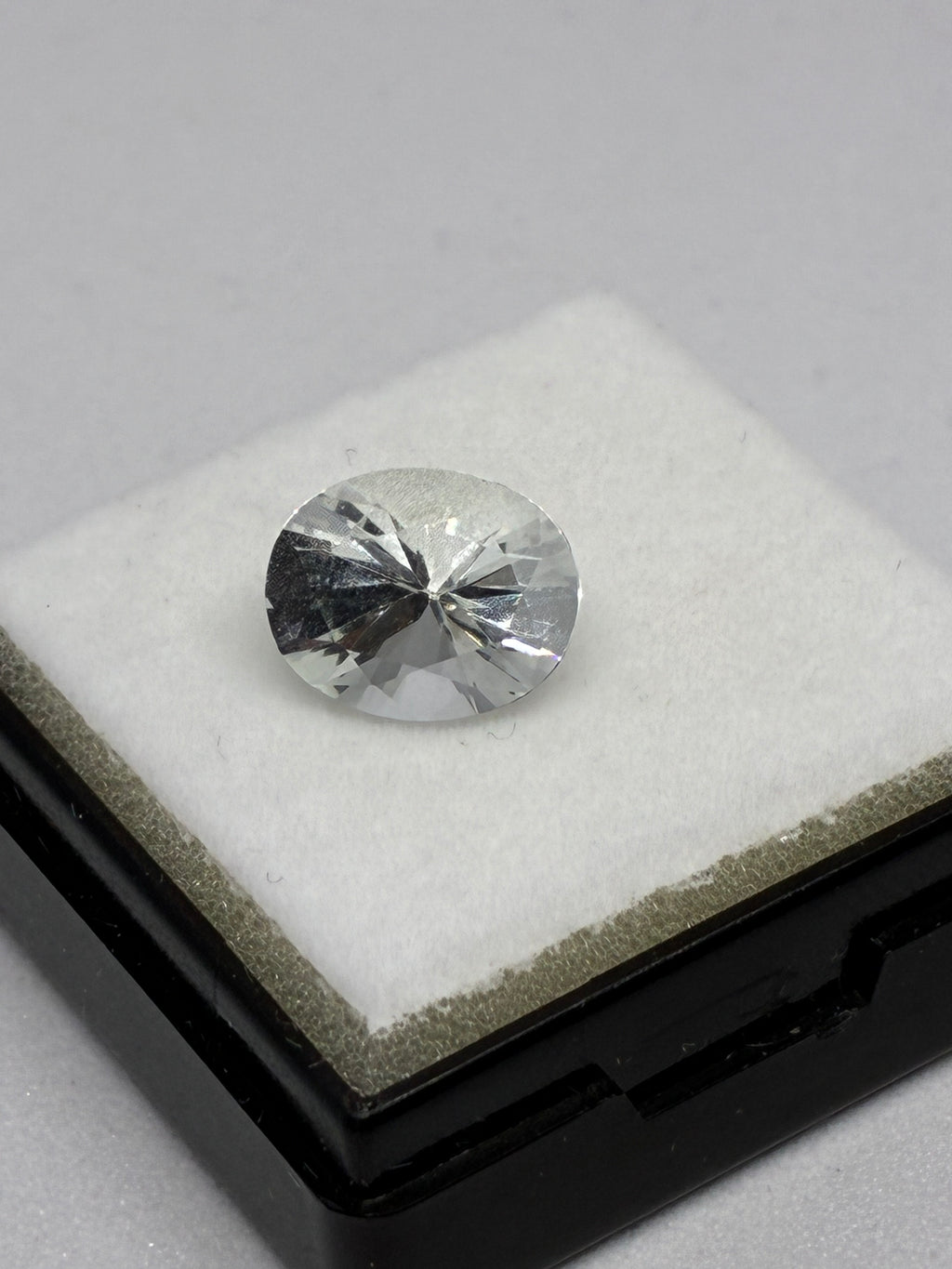 Oval Cut White Topaz