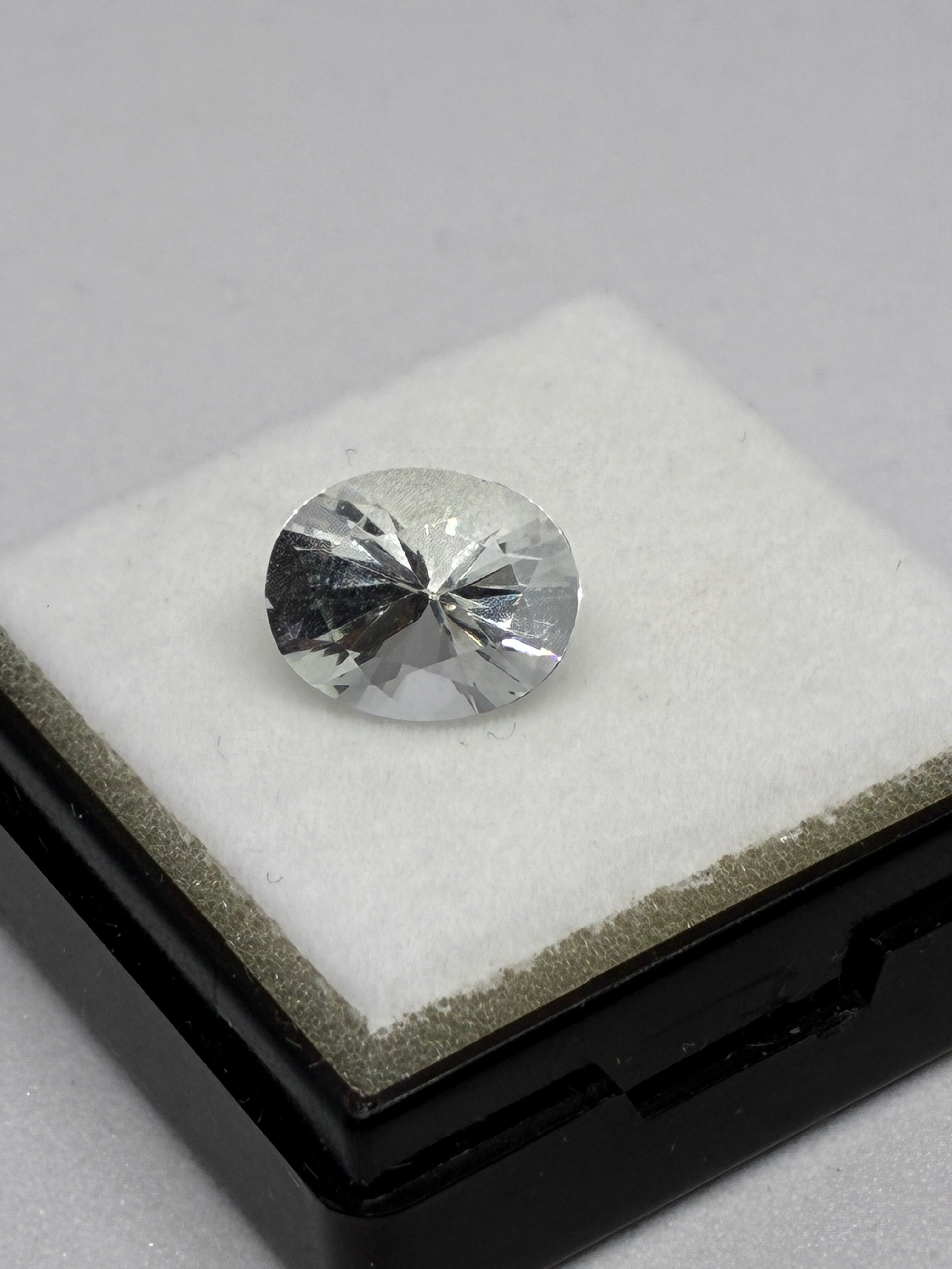 Oval Cut White Topaz