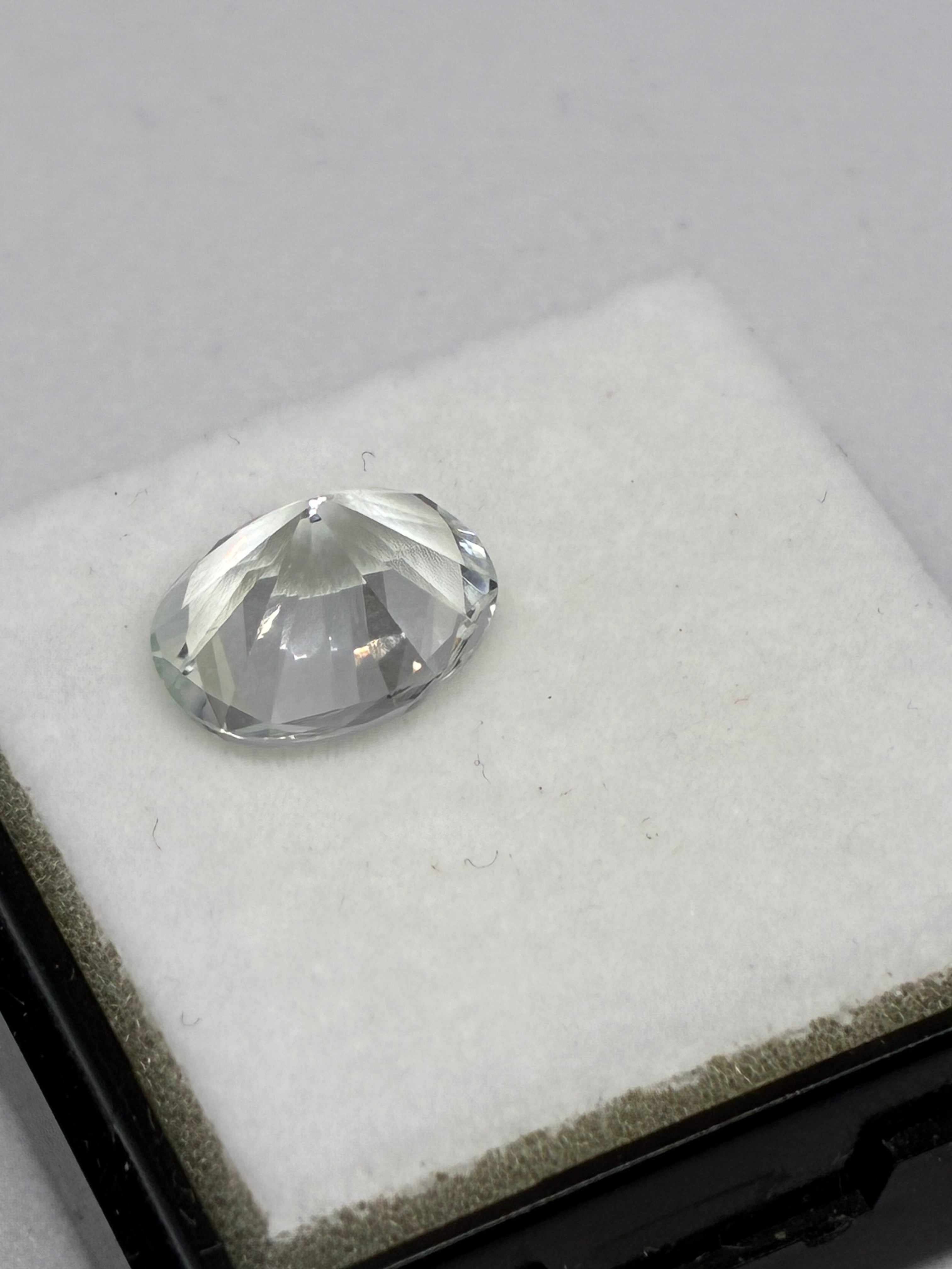 Oval Cut White Topaz