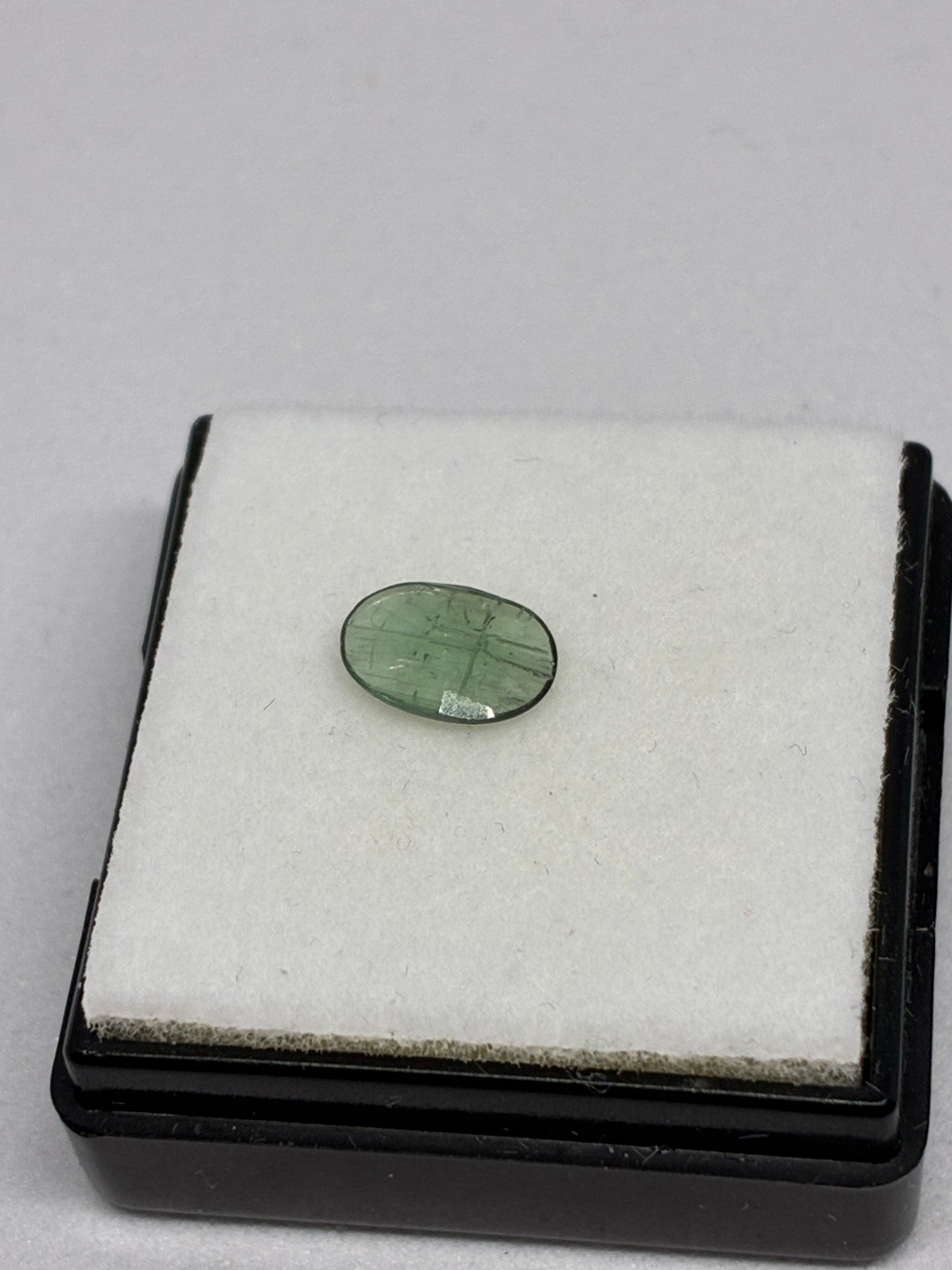 Rose Cut Green Tourmaline