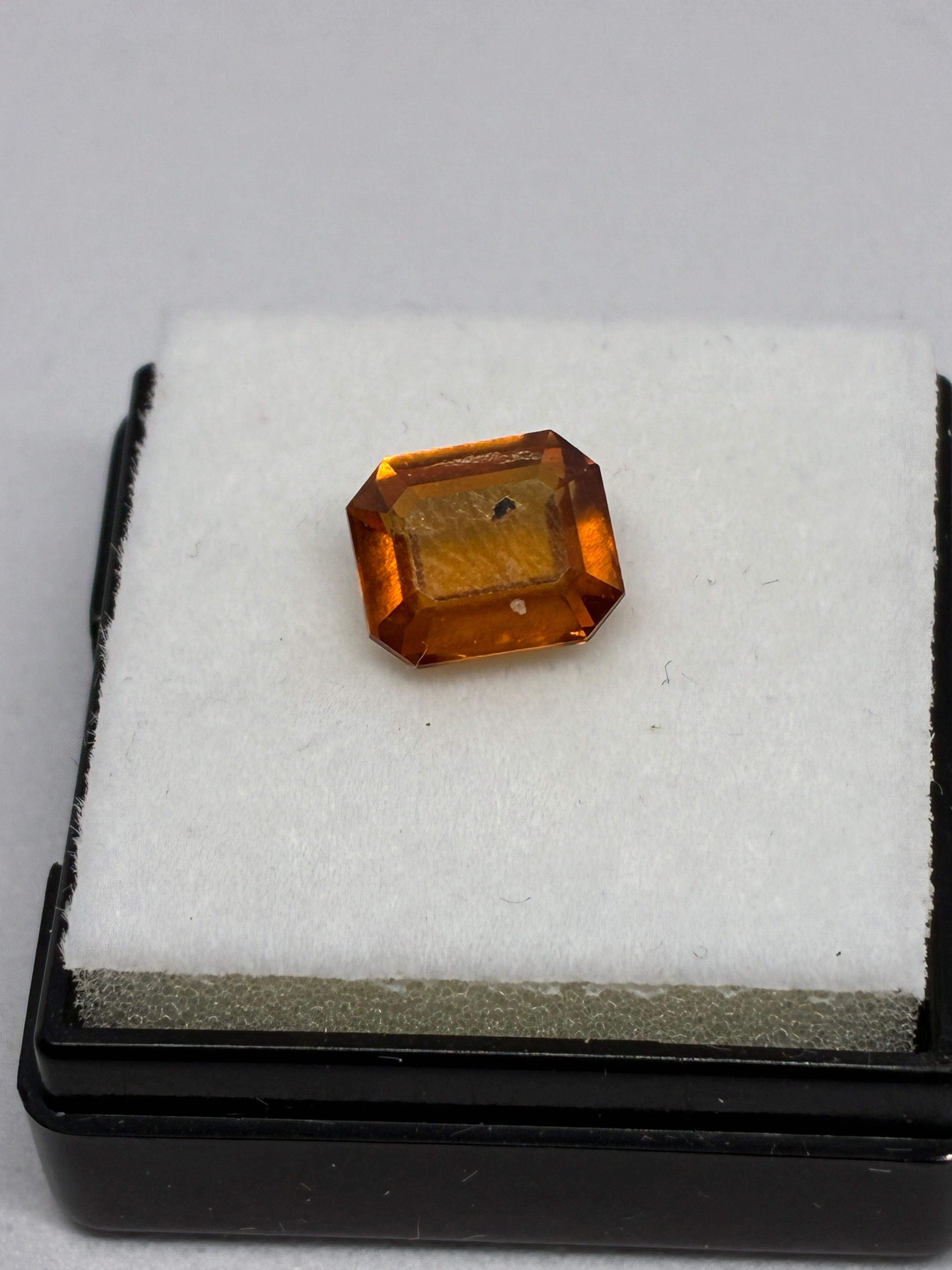 Radiant Cut Hessonite Garnet