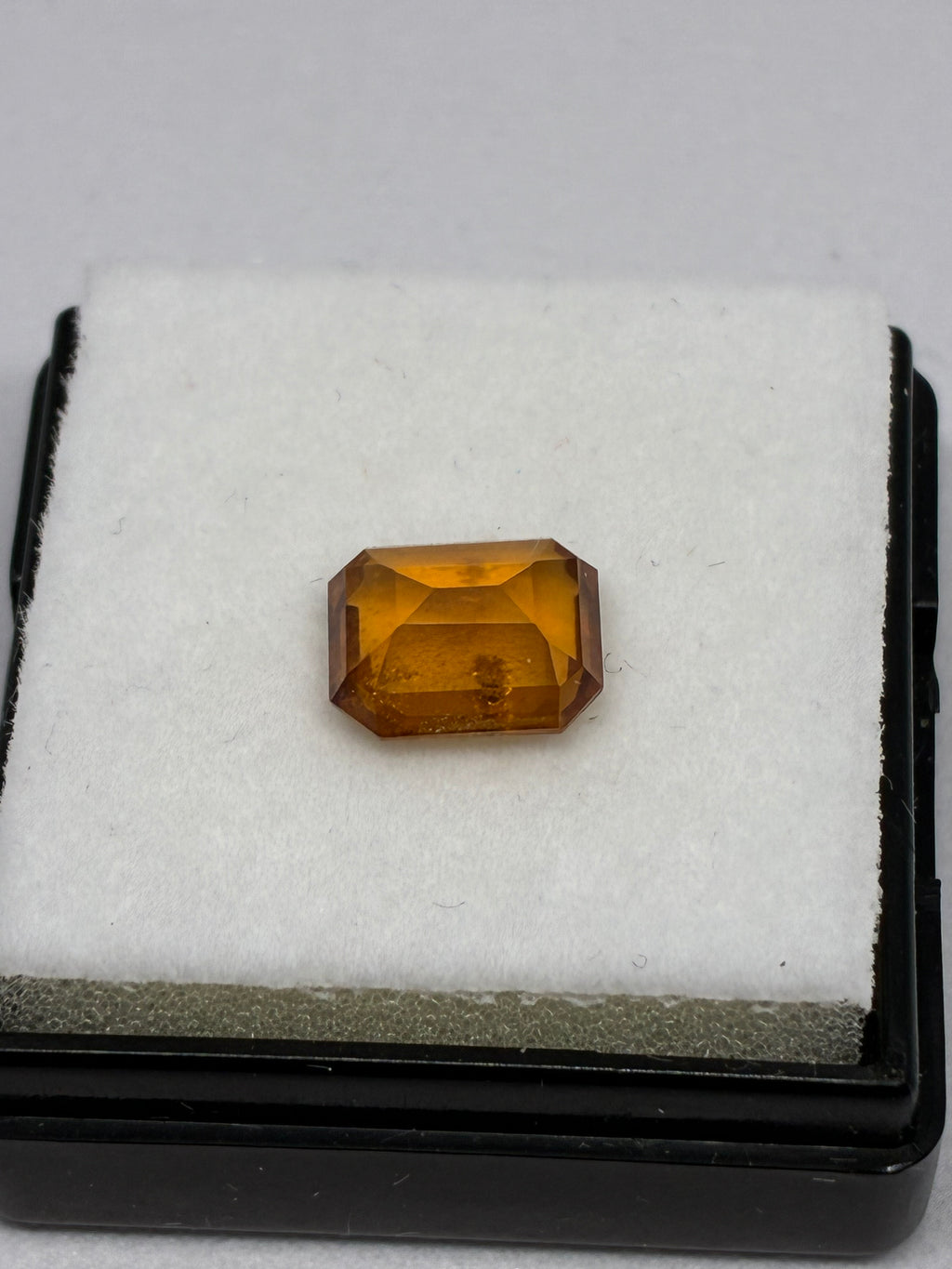 Radiant Cut Hessonite Garnet