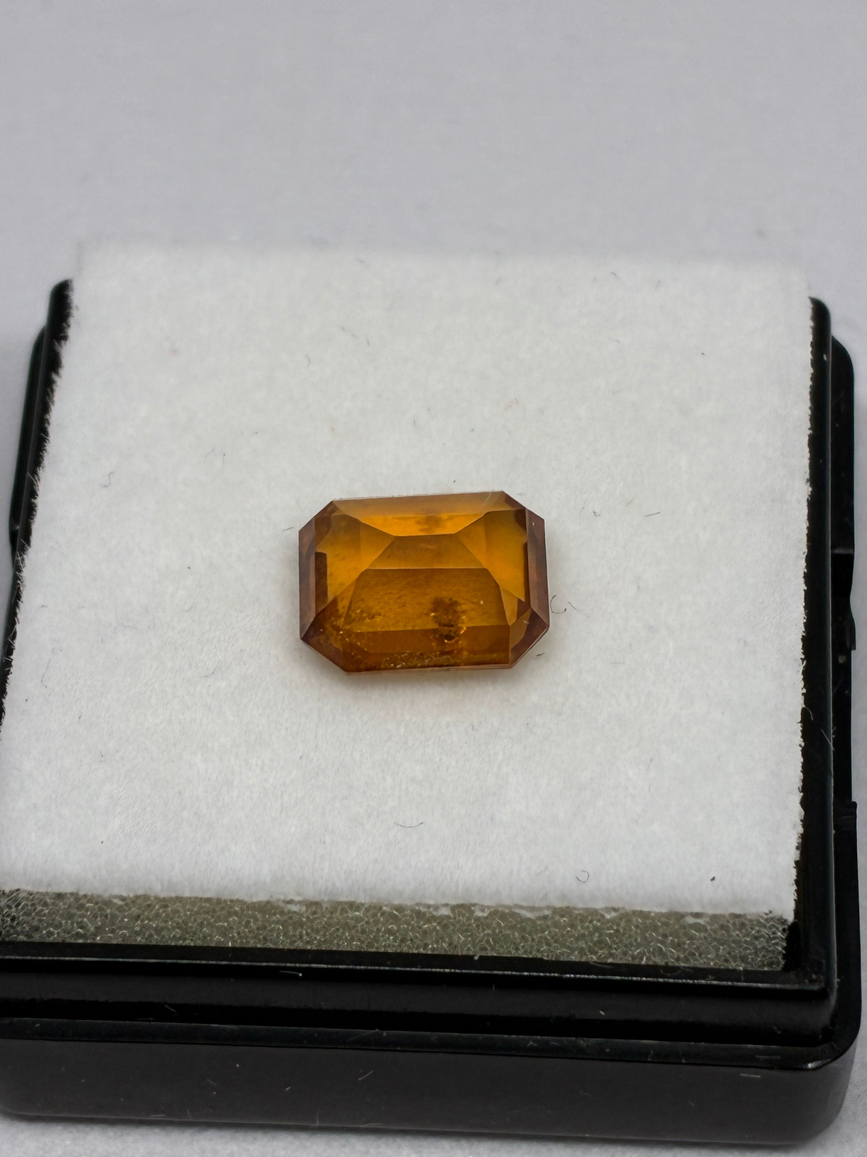 Radiant Cut Hessonite Garnet