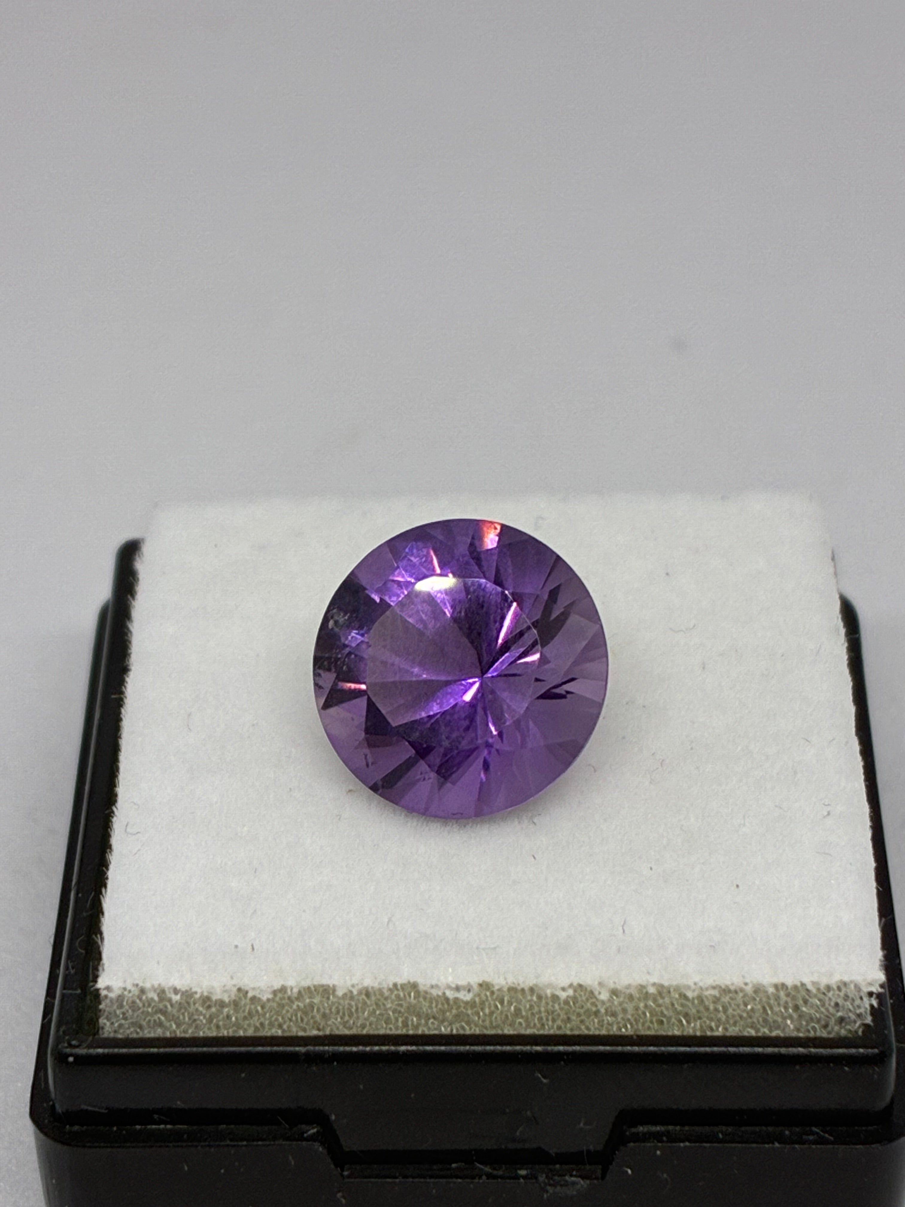 Round Cut Four Peaks Amethyst