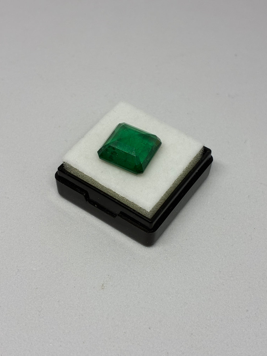 Square Cut Zambian Emerald